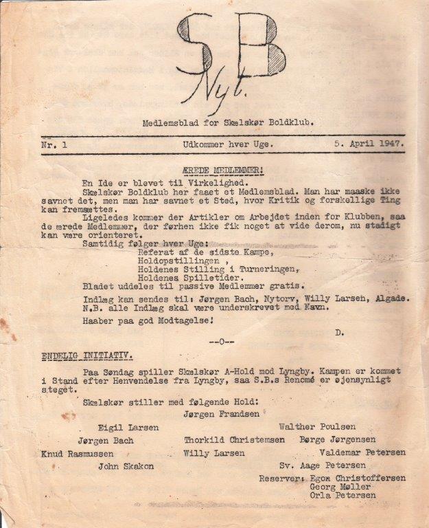 Boldklubben 1947. Sportsblad 5