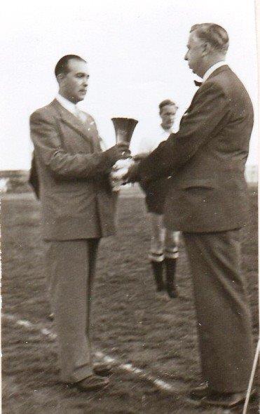 Boldklubben 1948 i Norrtälje formand Hans Andersen
